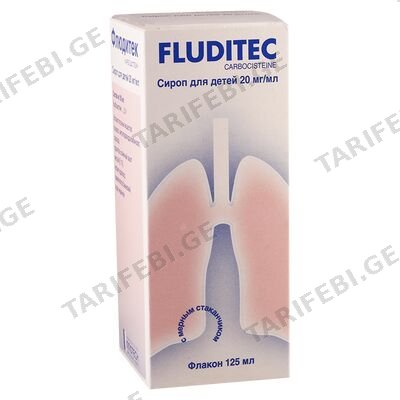 ფლუდიტეკი 2% 125მლ სიროფი