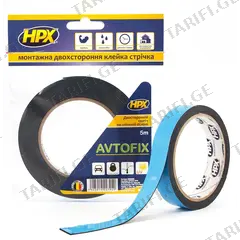 ლენტი ავტომობილის ორმხრივი HPX Avtofix DSA0605 5Mx6MM