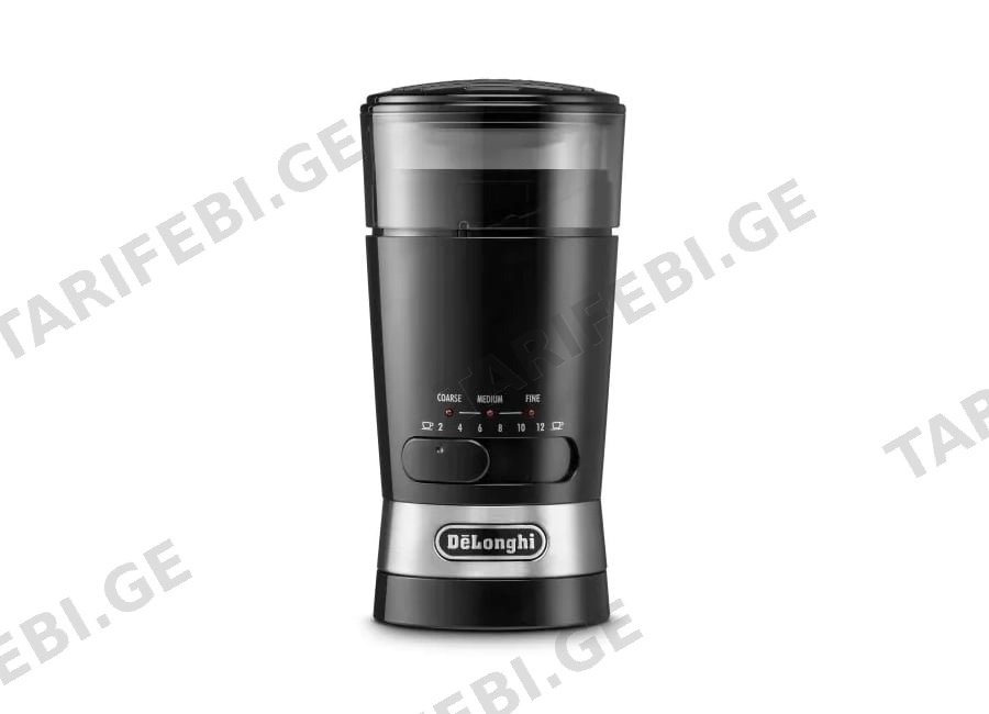 ყავის საფქვავი DELONGHI GRINDER INT1 DL KG210 BLACK (70 W, 0.9 L)