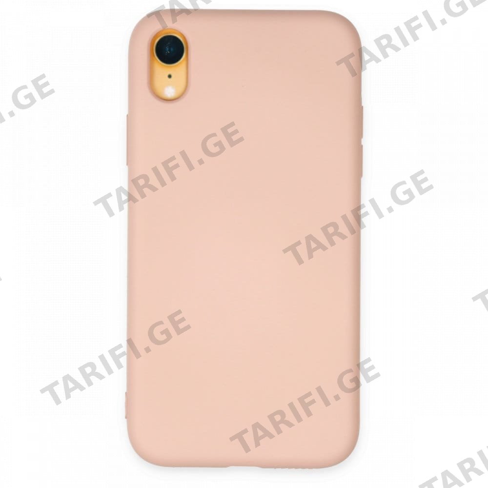 ალკანტარა ქეისი Newface Nano Silicone Case For iPhone XR