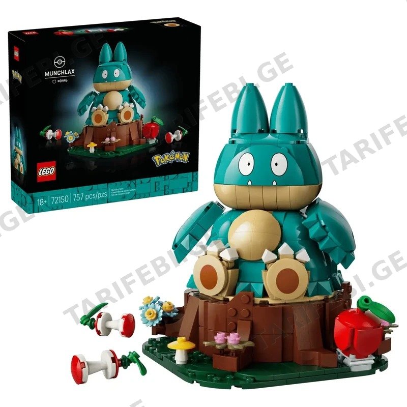 კონსტრუქტორი LEGO POKéMON 72150 MUNCHLAX 757 ნაწილი