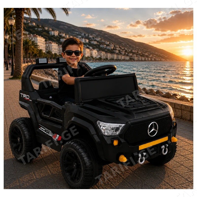 საბავშვო ელექტრო მანქანა MERCEDES-BENZ GM-505-W 2 ძრავით 12V