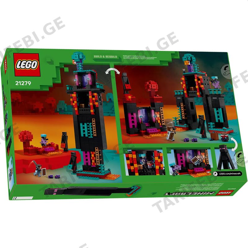 ასაწყობი კონსტრუქცია (ლეგო) LEGO 21279 CONSTRUCTOR MINECRAFT THE ENDERMAN TOWER