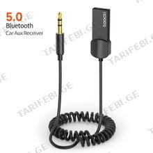 TOOCKI TBT01-YS01 USB to Aux Car Receiver Audio Adapter აუდიო ადაპტერი