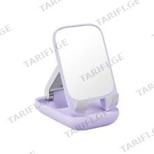 Baseus Seashell Series Folding Phone Stand with Mirror B10551501511-00 Purple მობილური ტელეფონის სამაგრი