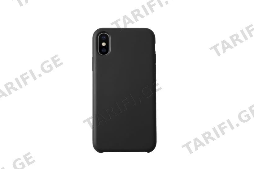 Iphone X/xs Black Silicone Case