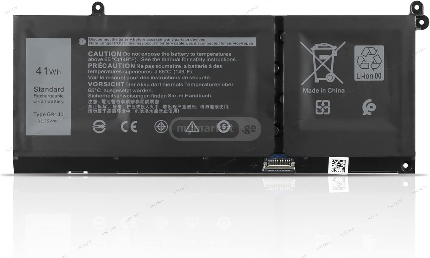 Dell G91J0 battery for dell inspiron 3510 3511 5418 5510