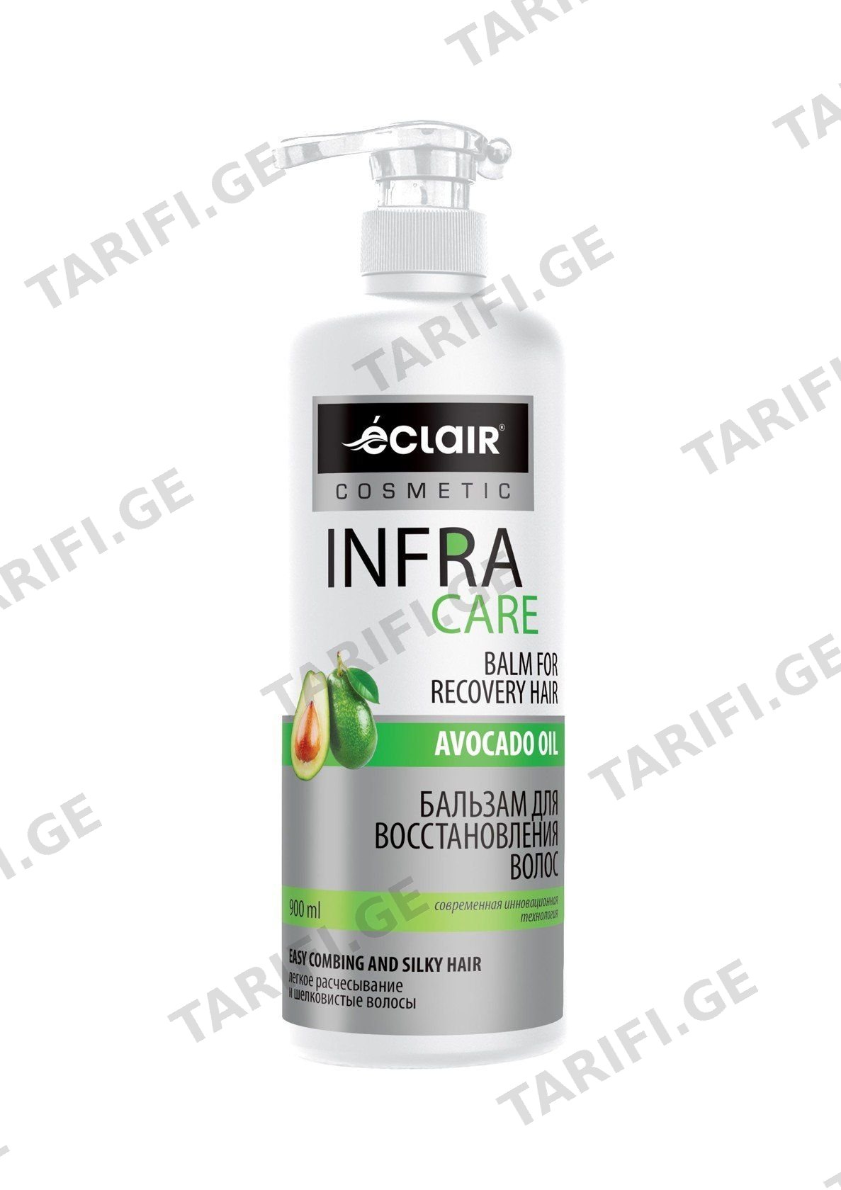 ეკლარი კონდიციონერი 6429 Infra Care ინტენსიური კვებისა და თმის მოვლისთვის 900მლ *
