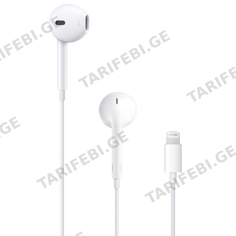 ყურსასმენი APPLE GIN-200070 EARPODS LIGHTNING CONNECTOR