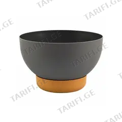 საყვავილე ქოთანი სადგამით FORM PLASTIC Bowl Satina Eco 30 ანტრაციტი