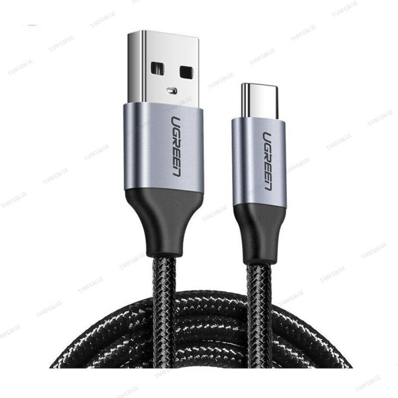 UGREEN US288 UGREEN USB 2.0 A to Type C Cable Black/60126