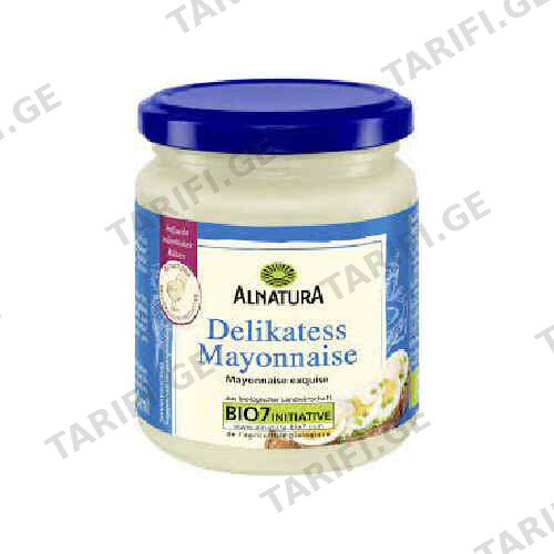 მაიონეზი ორგანული /Alnatura/250მლ