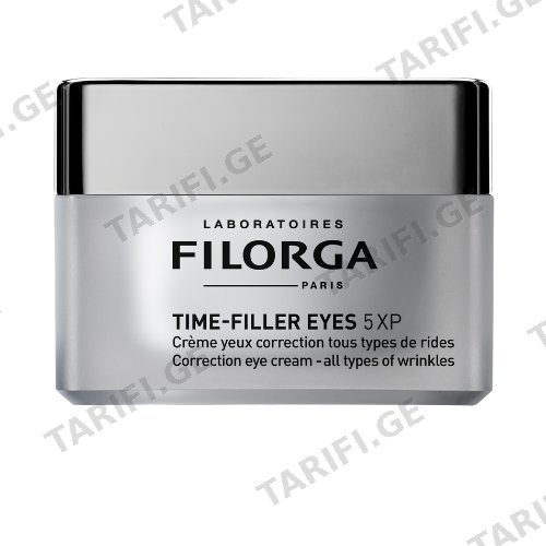 ფილორგა - TIME FILLER 5XP თვალის კრემი ნაოჭსაწინააღმდეგო/მაგლუვებელი 15მლ
