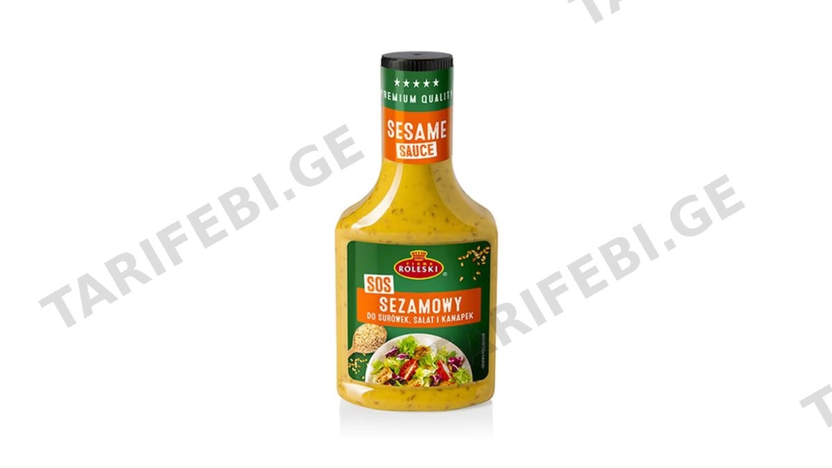 "ROLESKI"- სოუსი სეზამის 6*300გ
