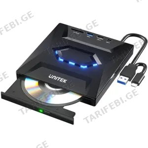 Unitek T1037A01 USB Adapter 5-1 External Drive USB Hub SD Card Reader