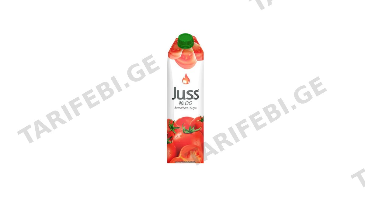 JUSS პომიდვრის წვენი 100% 1ლ