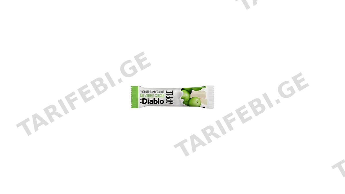 DIABLO მიუსლი ვაშლით 30გრ