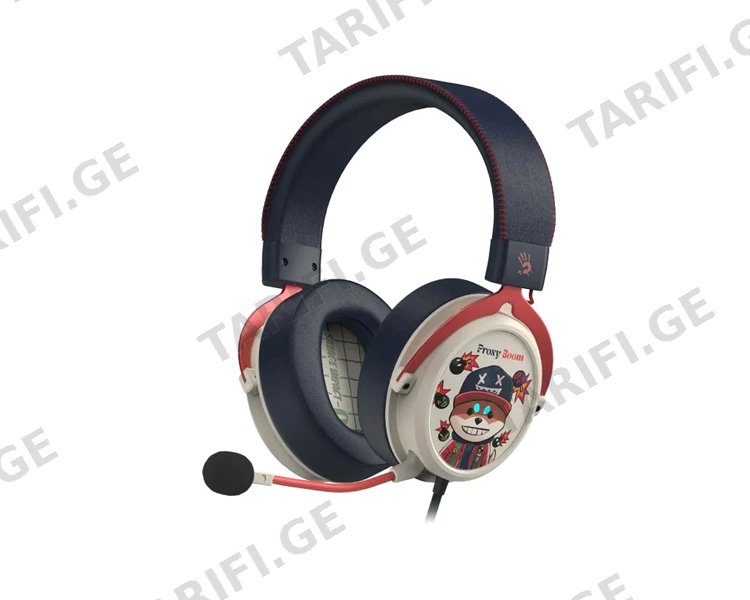 ყურსასმენი A4Tech Bloody M595 Hybridcore Gaming Headset With Mic Proxy Boom