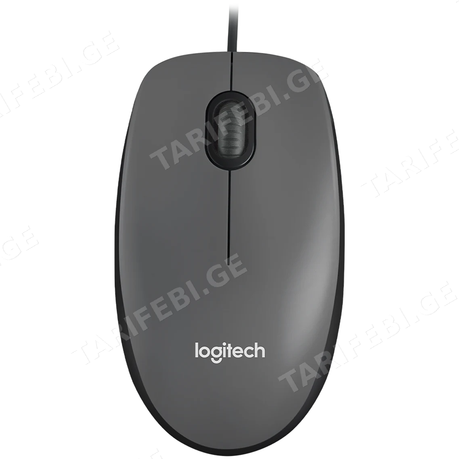 LOGITECH Mouse M100 - BLACK - USB - EMEA-914 - AKOYA HANGTAB BOX M100