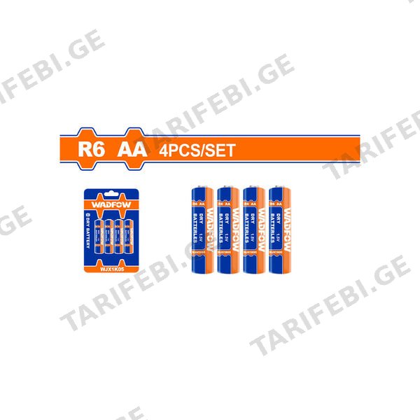 ელემენტი 1.5V R6 AA (WJX1K05) WADFOW