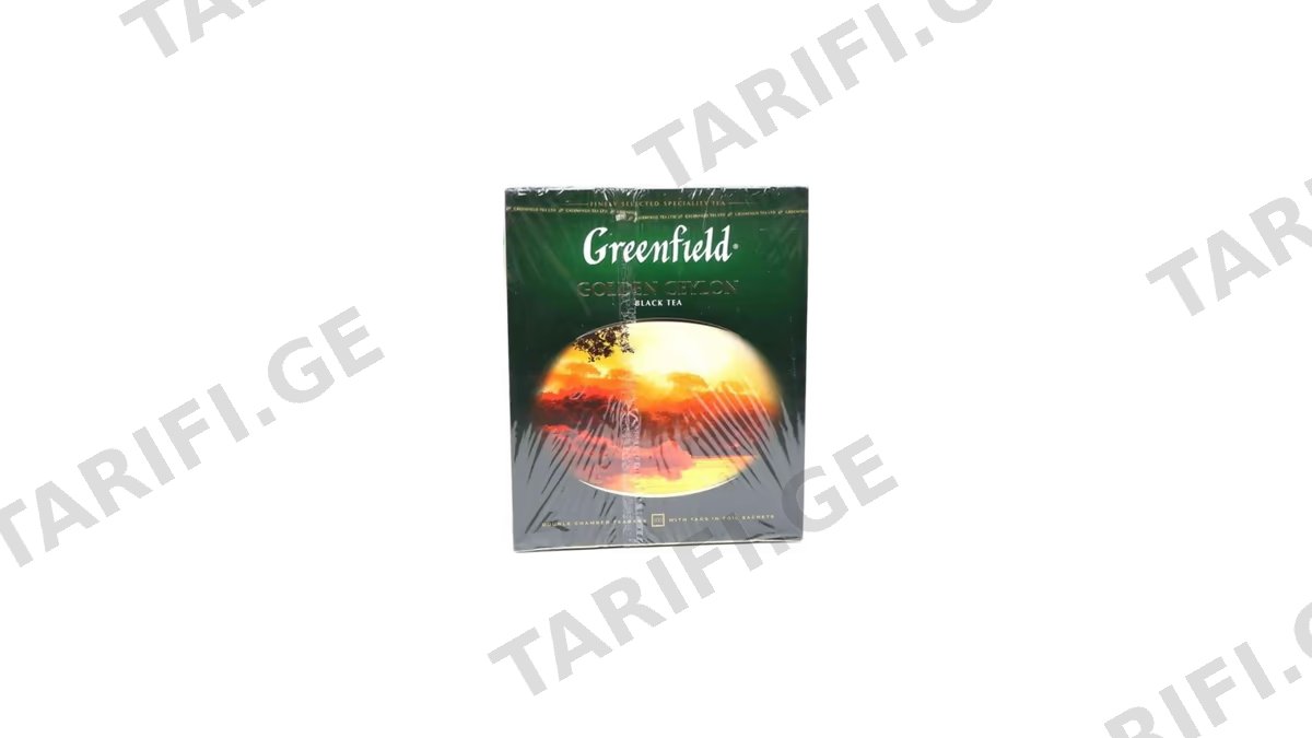 Greenfield შავი ჩაი გოლდენ ცეილონ 100ც
