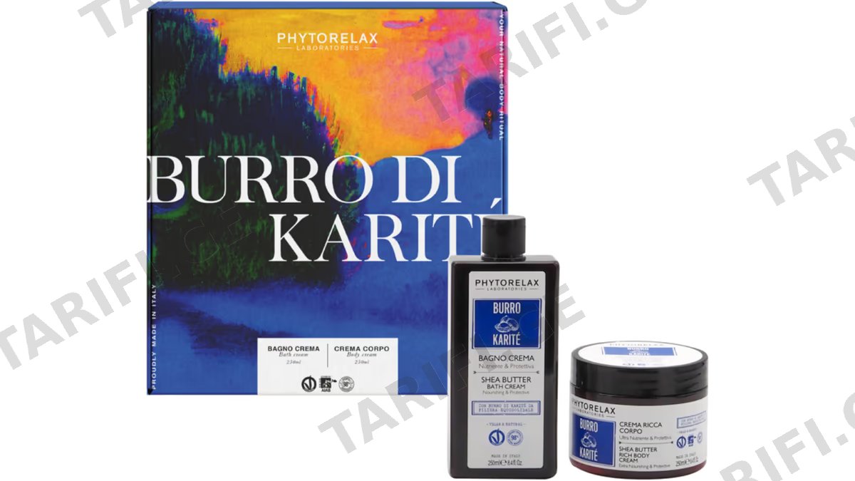 ფიტორილექსი ნაკრები 2974 KARITÉ SHEA BUTTER შხაპ გელი 250მლ+ტანის კრემი 250მლ *