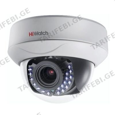 კამერა,Hiwatch, DS-T207(B), 2.8-12mm,HDTVI,2mp,Dome,Fix,IR30m,,