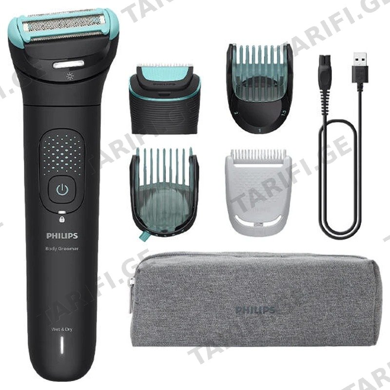 ტანის ტრიმერი (ბოდიგრუმერი) PHILIPS BODYGROOM BG7470/15 BLACK