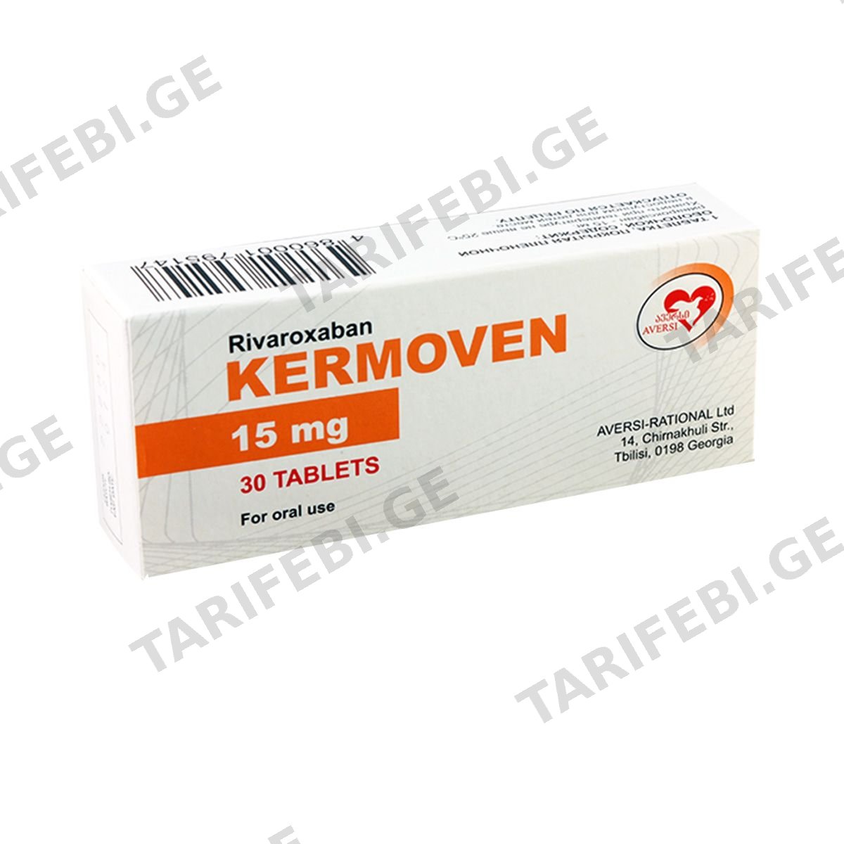 კერმოვენი - Kermoven 15მგ 30 ტაბლეტი