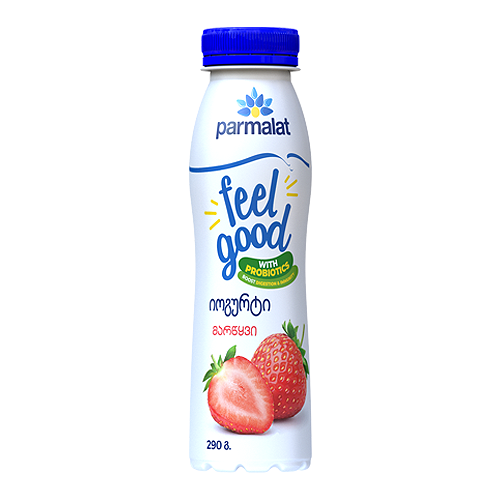 Drinking yogurt/PARMALAT/strawberry 290 gr