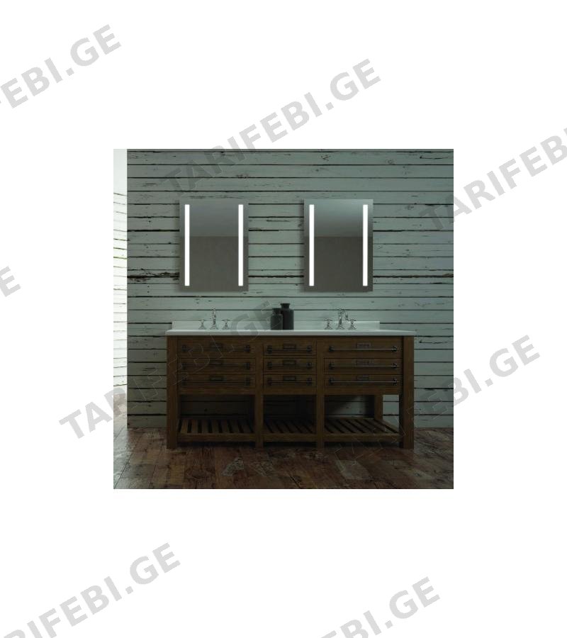 სარკე LED HALLEY განათებით 50*70 LD-1201 მწარ. ROKO