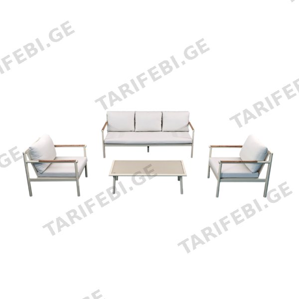 ბაღის ავეჯის კომპლექტი JM-PS-T7950 Aluminium