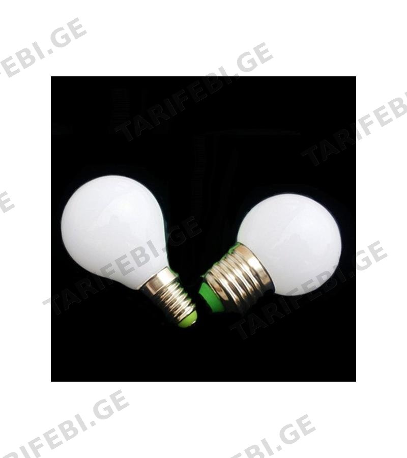ნათურა LED G50 ფერი 6400K 5W / E14