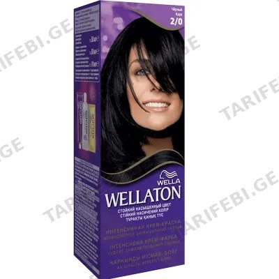 თმის საღებავი WELLATON 2/0 SCHWARZ