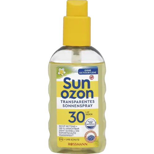 სანოზონი - მზისგან დამცავი სპრეი სახე/ტანი  SPF30 200მლ