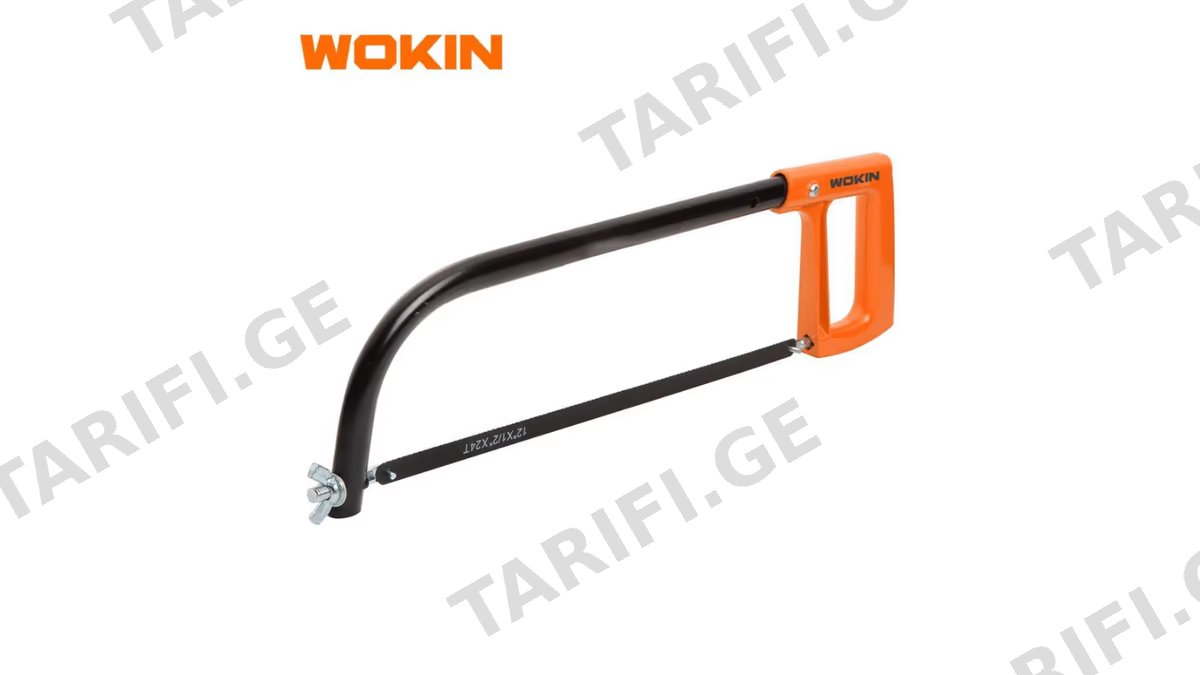 ხელის ხერხი Wokin 305212, 300mm, Hand Saw, Black/Orange