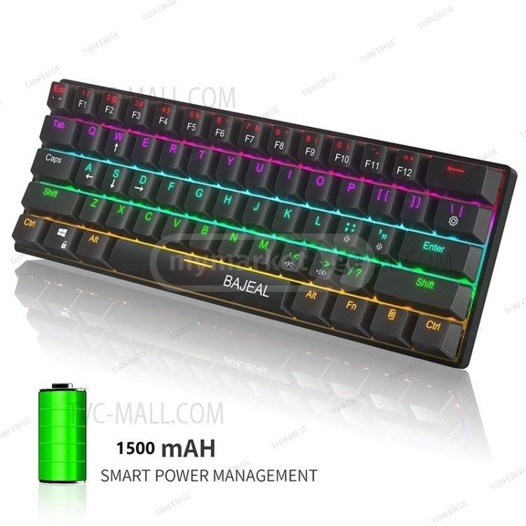 BAJEAL  wireless mechanical keyboard მექანიკური კლავიატურა