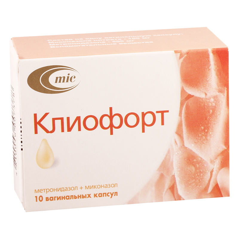 კლიოფორტი 100/500მგ#10ვაგ.კაფს