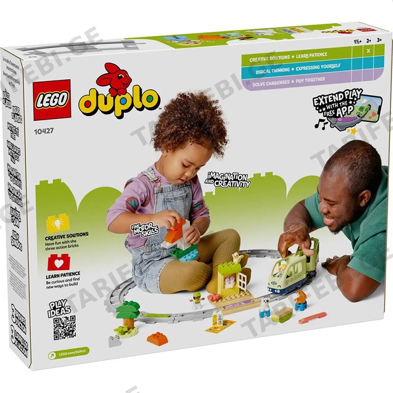 ასაწყობი კონსტრუქცია LEGO CONSTRUCTOR DUPLO TOWN INTERACTIVE ADVENTURE TRAIN