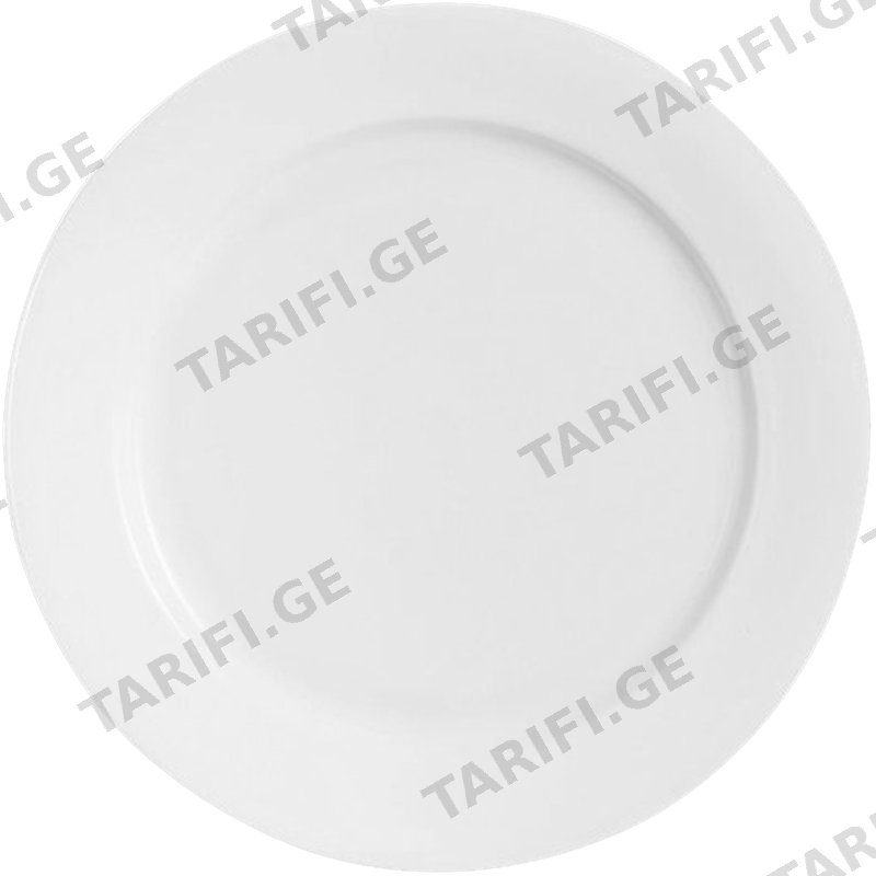 ფაიფურის თეფში BB-12318-12 WHITE GASTRO 17 CM