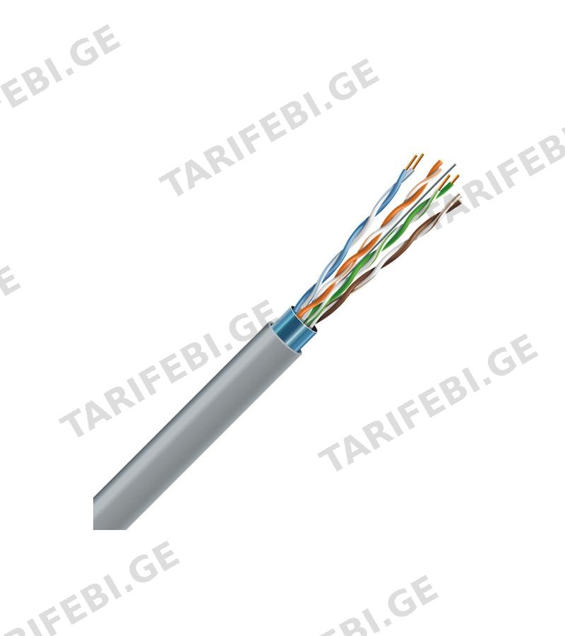 კომპიუტერული ქსელების სადენი CAT 6 F/UTP 4X2X23 AWG Запорожский завод