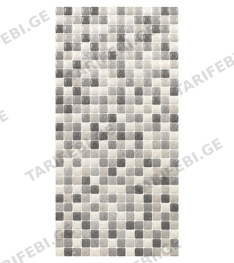 კერამ. ფილა ”CUBE GRIS MIX RELIEVE” 25x50 KERATILE S.L