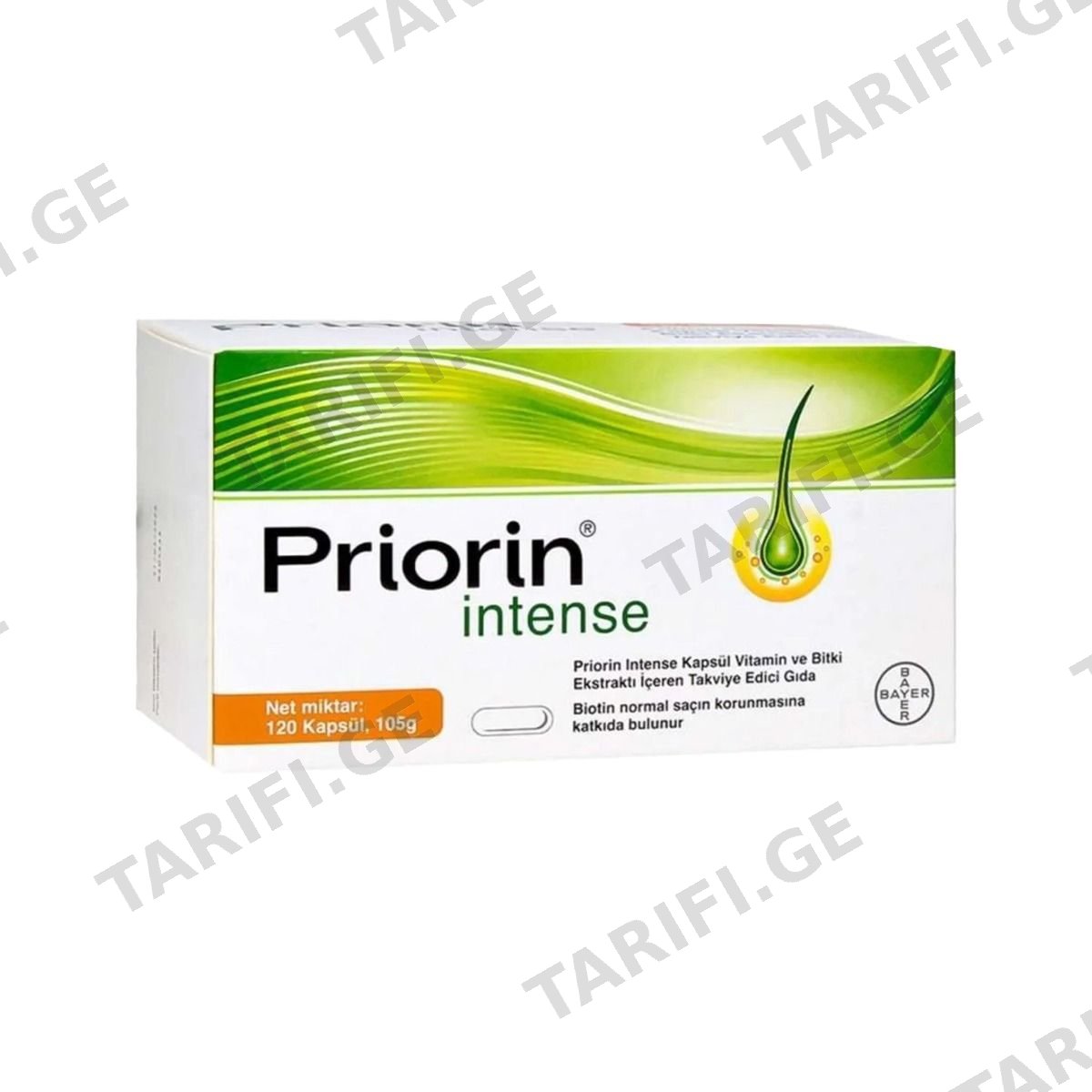 პრიორინი ინტენსი - Priorin intense 60 კაფსულა