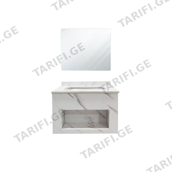 აბაზანის ავეჯის კომპლექტი (Stainless Steel; C-600x470x380mm; LED Mirror 500x600mm) (FYB001-60 BSDLS)