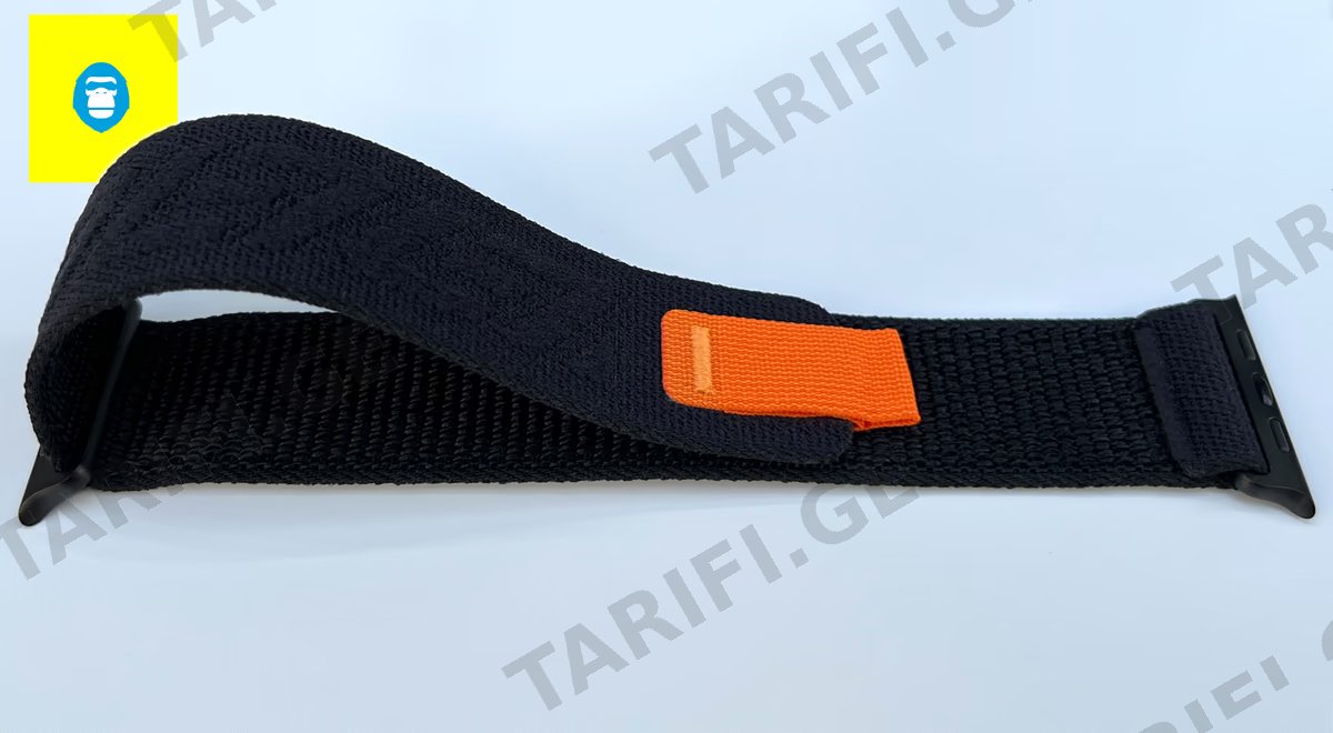 44/45/46/49mm Nylon Apple Watch Band - Black