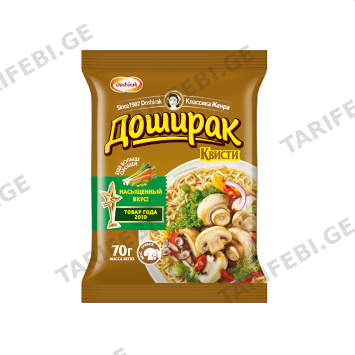 ვერმიშელი ”დოშირაკი” სოკოთი 70გრ