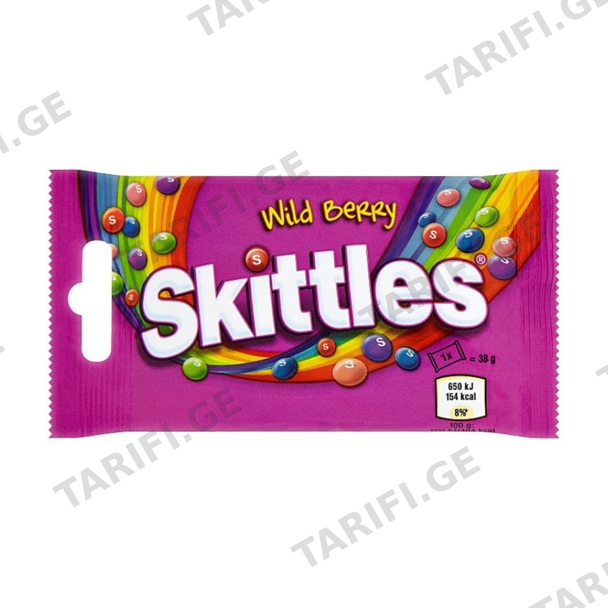 კანფეტი დრაჟე "სქითლს" ტყის კენკრა 38გრ