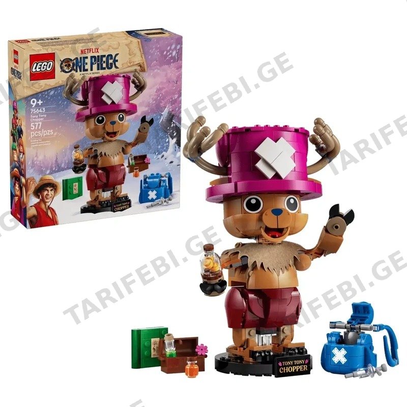 კონსტრუქტორი LEGO ONE PIECE 75643 TONY TONY CHOPPER (577 ნაწილი)