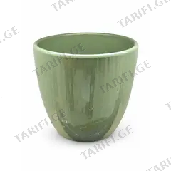ქოთანი კერამიკული მწვანე Bohemian Egg D31H28