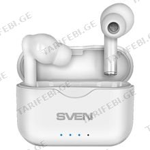 Sven E-701BT white მობილური ტელეფონის ყურსასმენი თეთრი